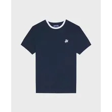 Vilebrequin - Bicolor T-shirt Aus Bio-baumwolle Für Herren - T-shirt - Tewis - Blau - Größe S Vilebrequin - Bicolor T-shirt Aus Bio-baumwolle Für Herren - T-shirt - Tewis - Blau - Größe S