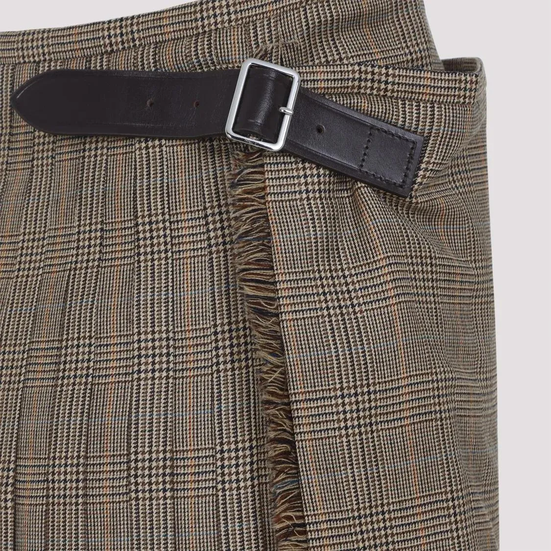 PHOEBE PHILO - Kilt Brown Wool Midi Skirt - Größe 38 - braun – Bild 2