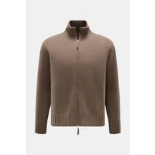 Lunaria Cashmere - Herren - Cashmere Strickjacke graubraun Lunaria Cashmere - Herren - Cashmere Strickjacke graubraun