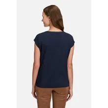 Blusenshirt mit U-Boot-Ausschnitt Blusenshirt mit U-Boot-Ausschnitt