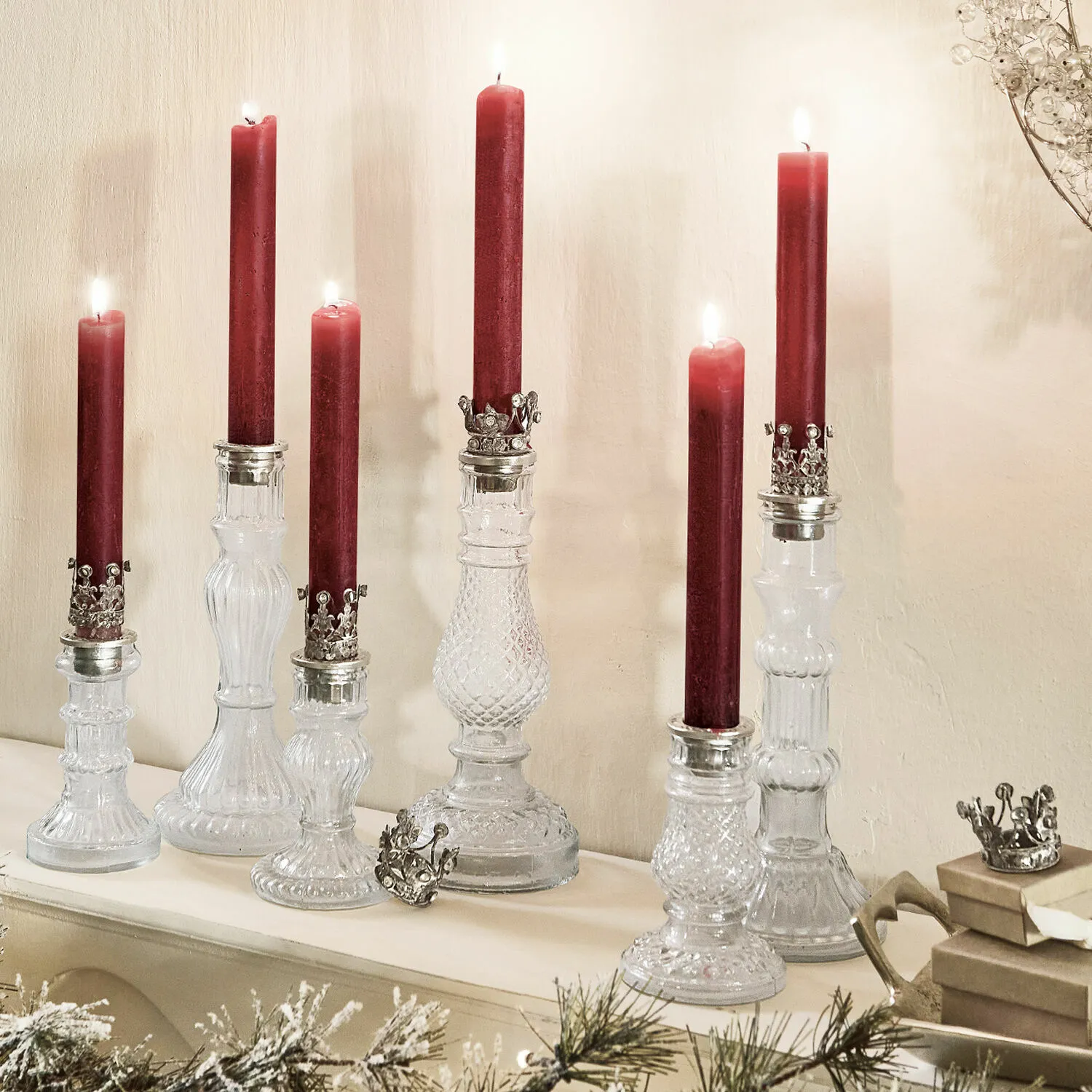 Deko-Krone 6er Set Margareta – Bild 2