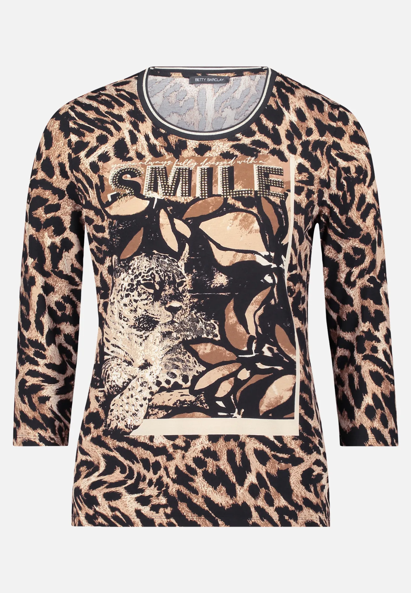Basic Shirt mit Print – Bild 3