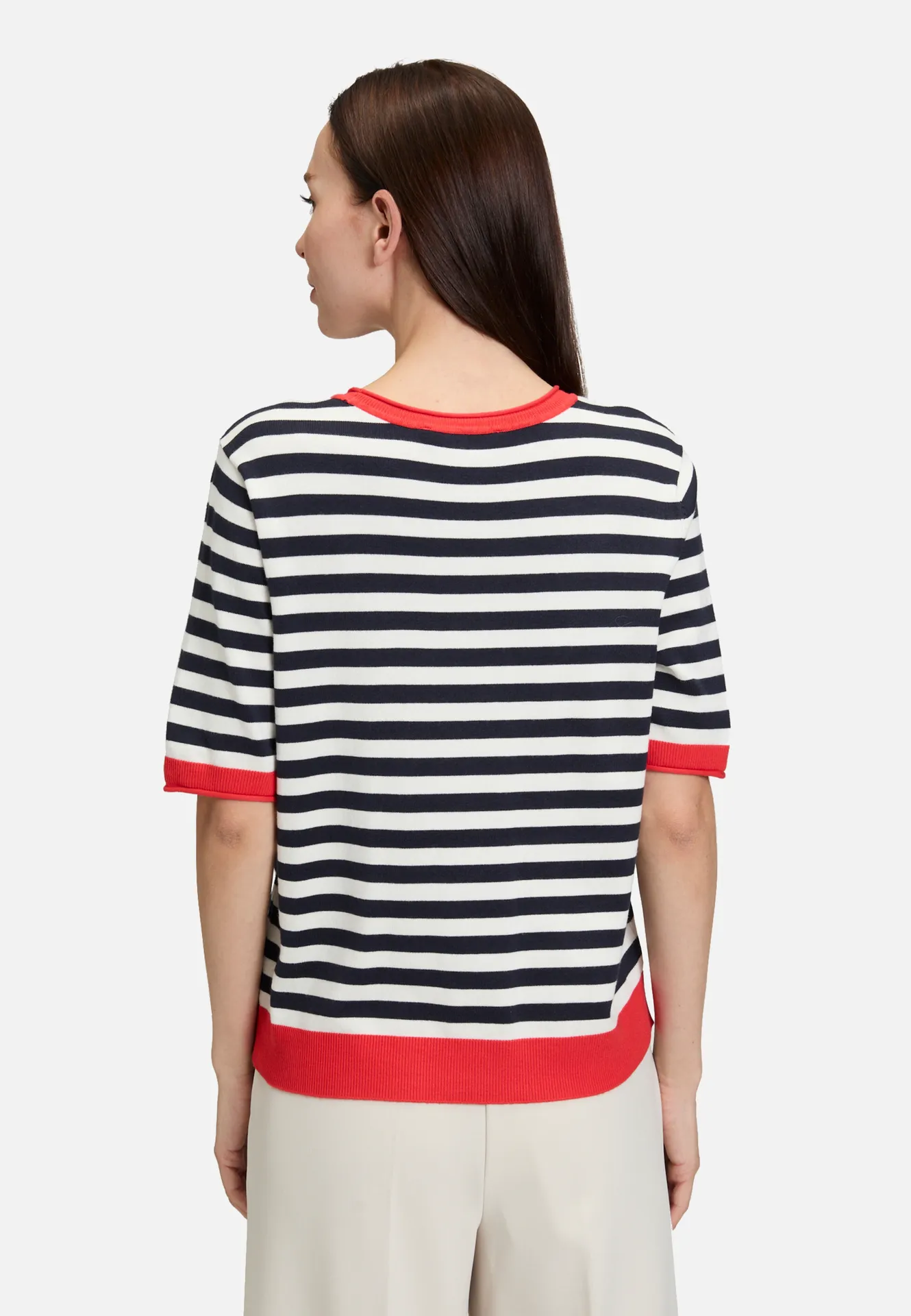 Basic-Pullover mit Streifen Basic-Pullover mit Streifen