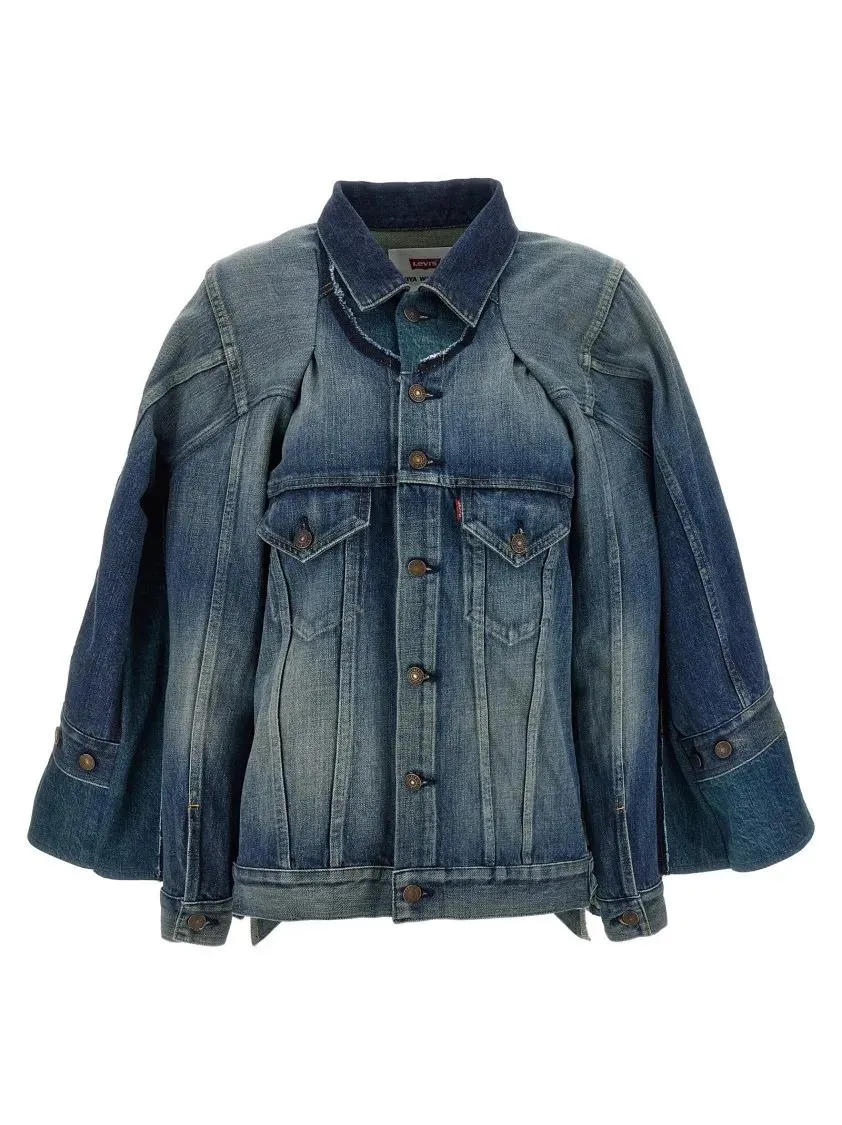Junya Watanabe - Stonewashed Denim Jacket - Größe XS - blau Junya Watanabe - Stonewashed Denim Jacket - Größe XS - blau