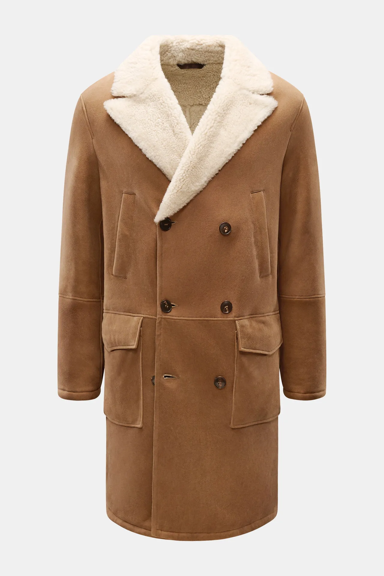 Manzoni 24 - Herren - Lammfellmantel braun Manzoni 24 - Herren - Lammfellmantel braun