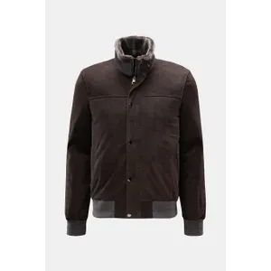 Manzoni 24 - Herren - Veloursleder-Blouson graubraun Manzoni 24 - Herren - Veloursleder-Blouson graubraun