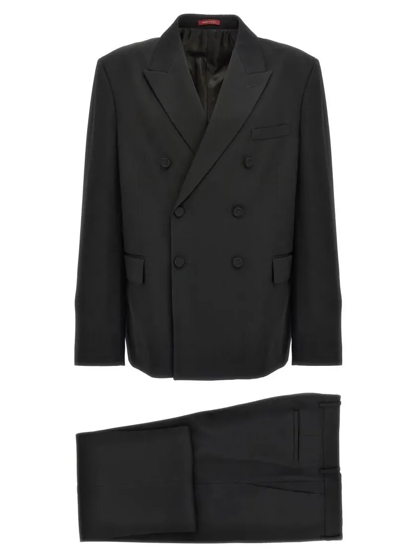 Gucci - Double-Breasted Wool Dress With Tailored Blazer - Größe 48 - schwarz Gucci - Double-Breasted Wool Dress With Tailored Blazer - Größe 48 - schwarz