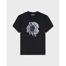 Vilebrequin - Bubble Turtle 3d Oversized-t-shirt Aus Bio-baumwolle Für Herren - T-shirt - Tareck - Schwarz - Größe M Vilebrequin - Bubble Turtle 3d Oversized-t-shirt Aus Bio-baumwolle Für Herren - T-shirt - Tareck - Schwarz - Größe M