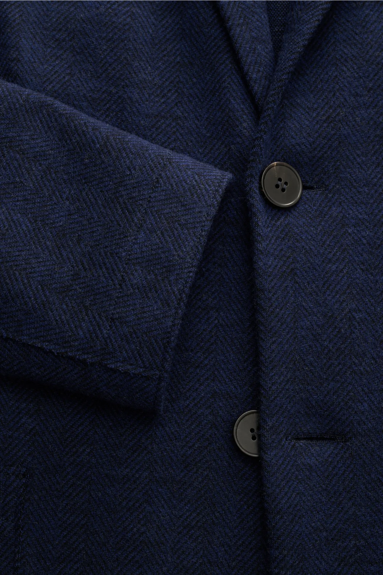 Harris Wharf London - Herren - Sakko dunkelblau gemustert – Bild 2