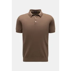 Fedeli - Herren - Jersey-Poloshirt %27Sportman%27 graubraun Fedeli - Herren - Jersey-Poloshirt %27Sportman%27 graubraun