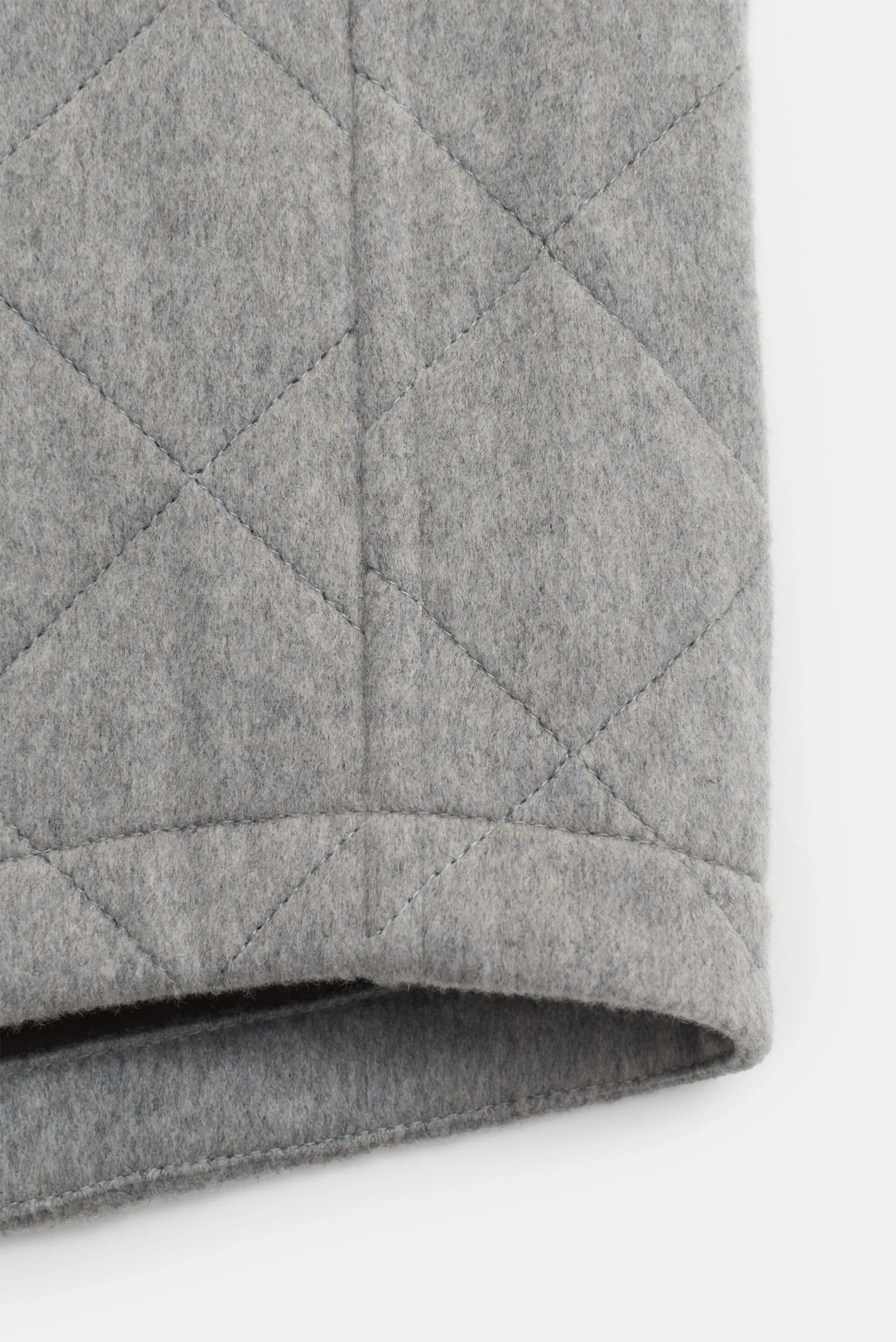 Maurizio Baldassari - Herren - Cashmere Steppjacke grau – Bild 6