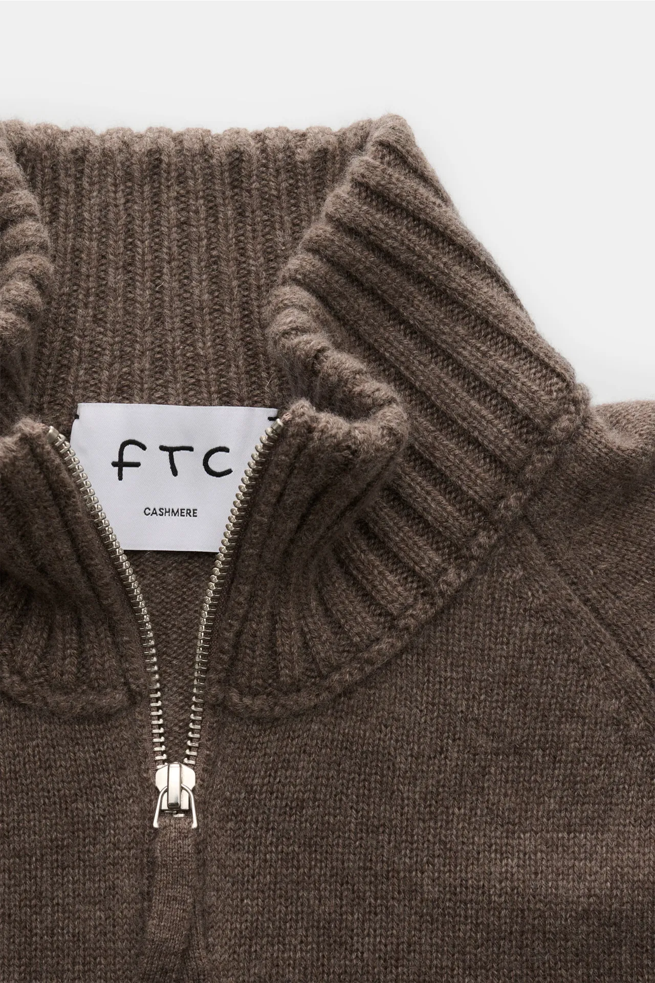 FTC - Herren - Cashmere Troyer graubraun – Bild 2