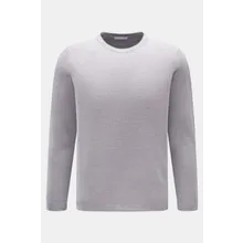 04651/ A trip in a bag - Herren - Merino Rundhalspullover grau 04651/ A trip in a bag - Herren - Merino Rundhalspullover grau