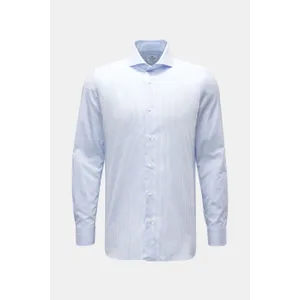 Giampaolo - Herren - Business Hemd Haifisch-Kragen hellblau/weiß gestreift Giampaolo - Herren - Business Hemd Haifisch-Kragen hellblau/weiß gestreift