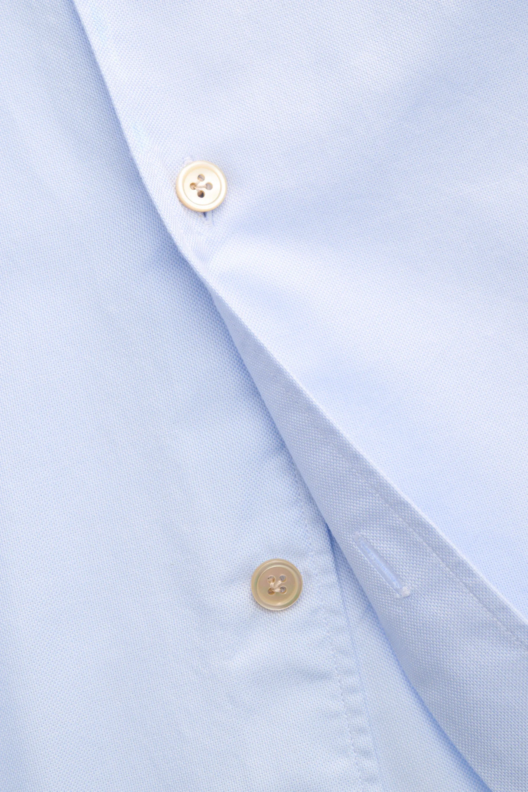 Borrelli - Herren - Oxford-Hemd 'Ettore' Button-Down-Kragen hellblau – Bild 4