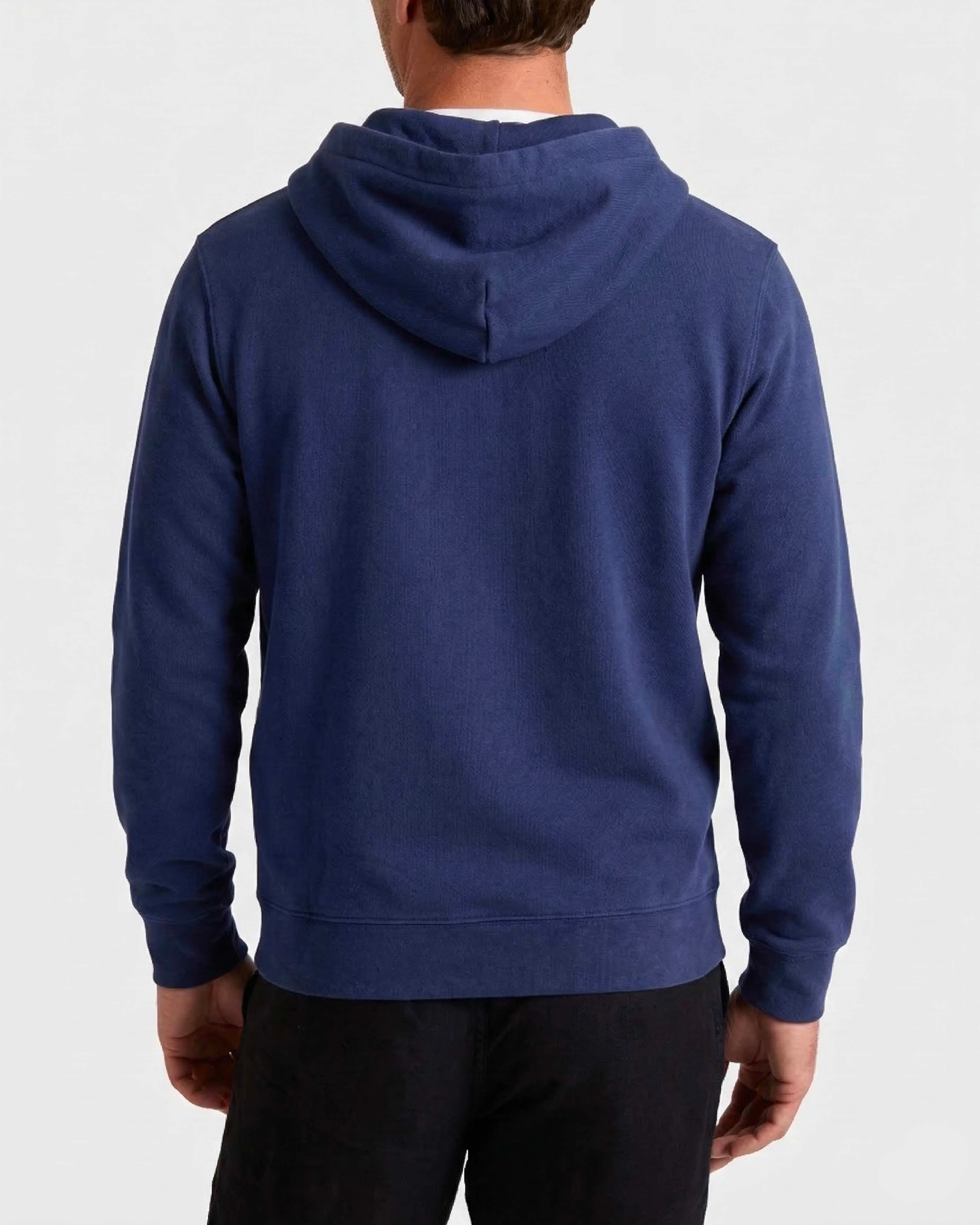 Vilebrequin - Solid Kapuzenpullover Aus Baumwolle Für Herren - Sweatshirt - Martin - Blau - Größe XL – Bild 4