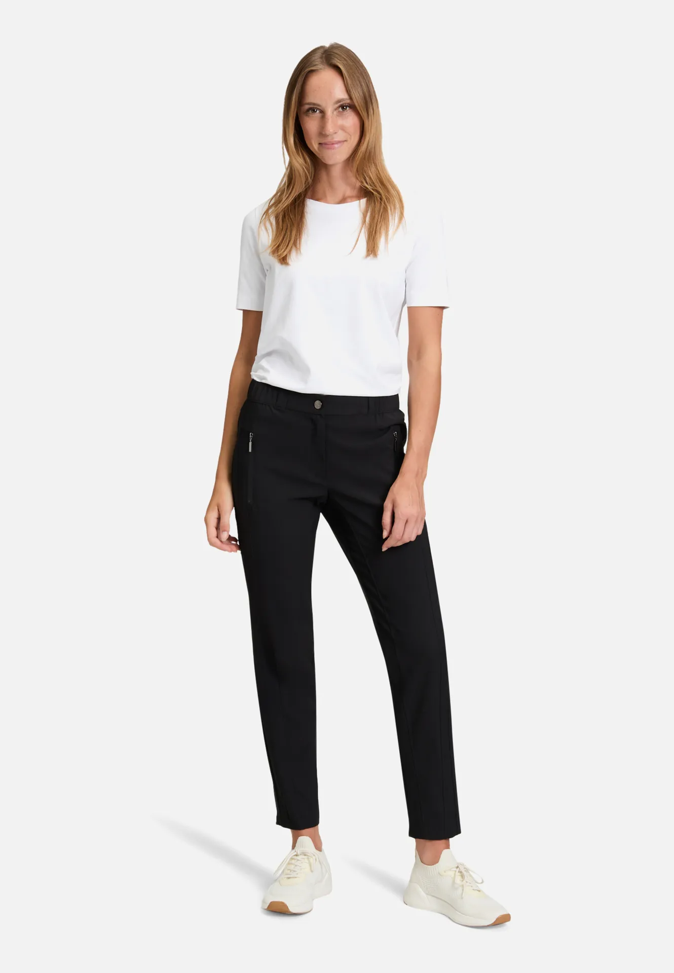 Stretch-Hose mit elastischem Bund – Bild 2