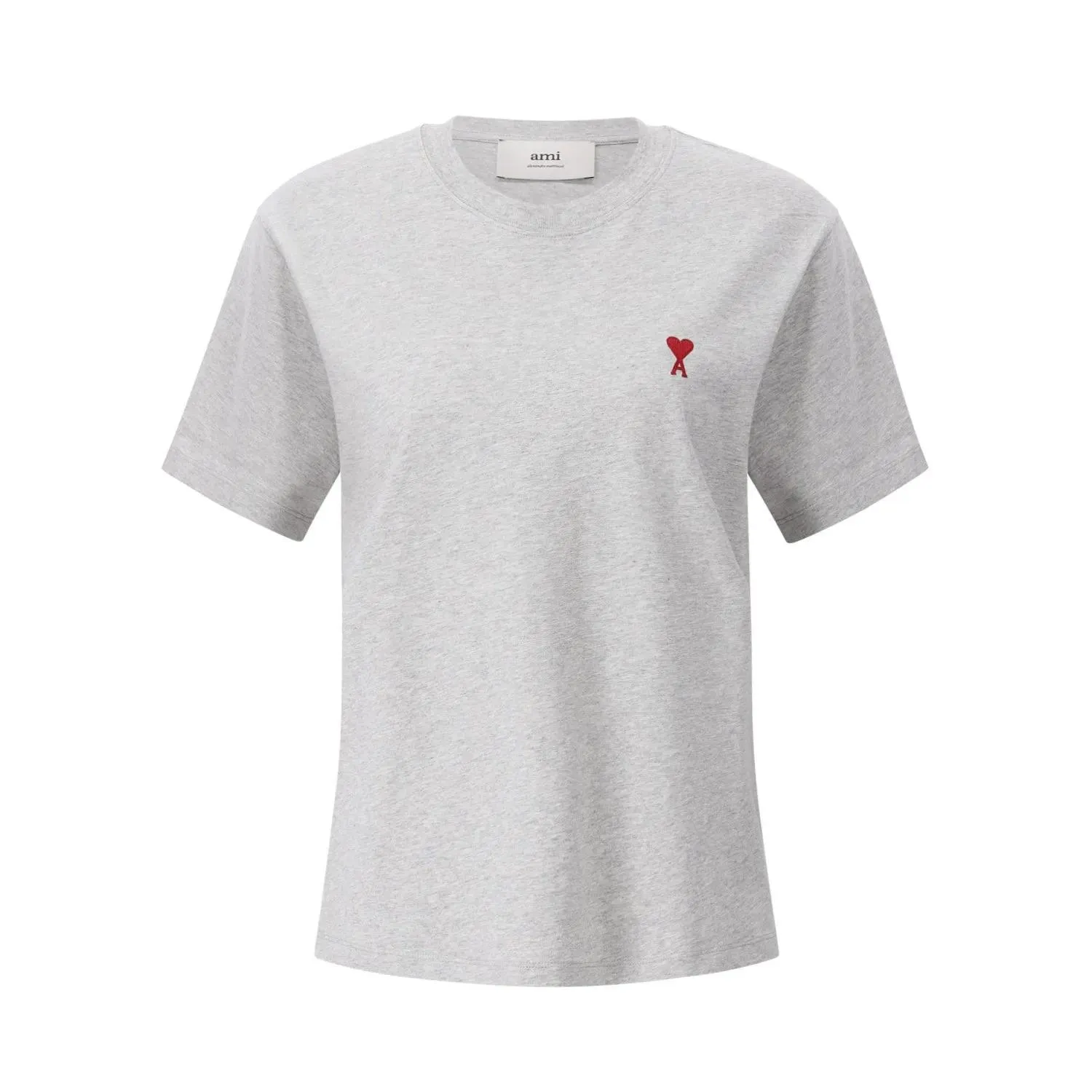 AMI Paris - T-Shirt mit Logo - Größe XXS - gray AMI Paris - T-Shirt mit Logo - Größe XXS - gray
