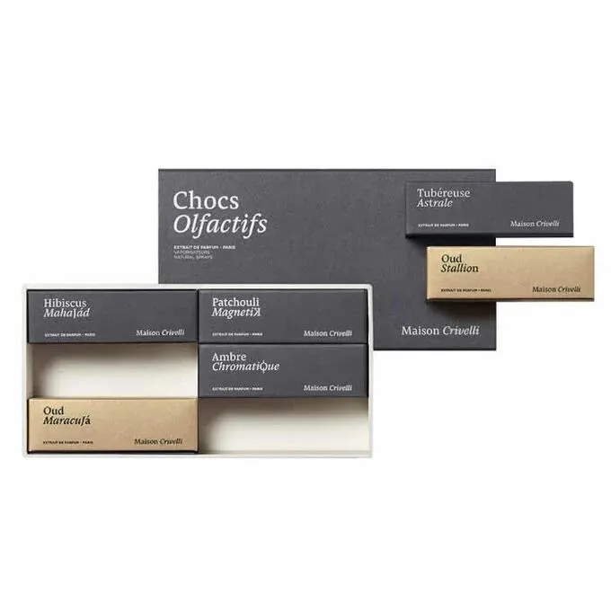 Maison Crivelli Chocs Olfactifs Adventure Set 6x1.5ml Maison Crivelli Chocs Olfactifs Adventure Set 6x1.5ml