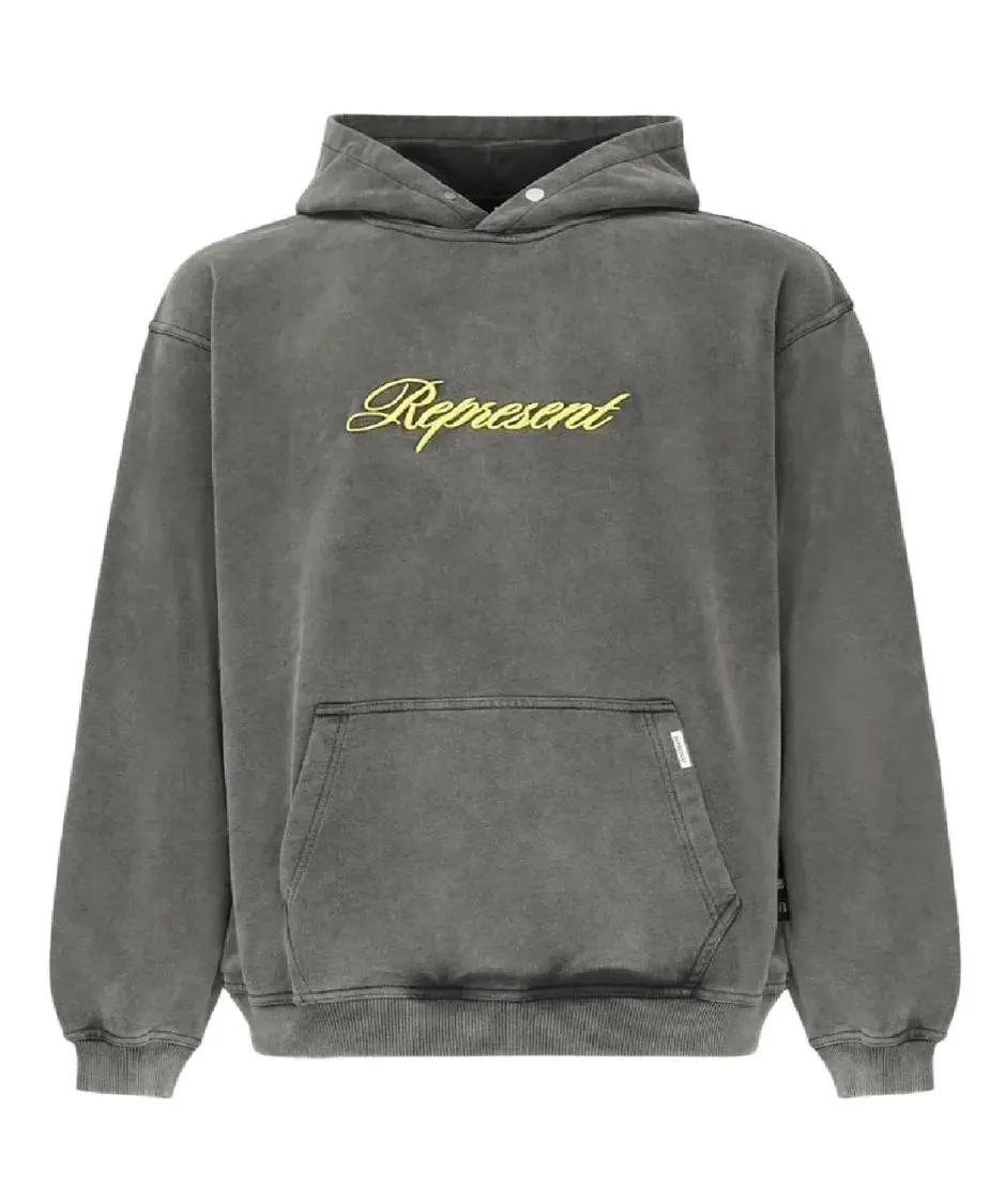 Represent - script logo hoodie divers - Größe XL - grau Represent - script logo hoodie divers - Größe XL - grau