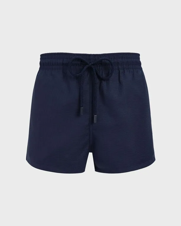 Vilebrequin - Micro Carreaux – Vilebrequin X The Woolmark Company Badeshorts Für Herren Aus Wolle - Bademode - Milton - Blau - Größe XXXL Vilebrequin - Micro Carreaux – Vilebrequin X The Woolmark Company Badeshorts Für Herren Aus Wolle - Bademode - Milton - Blau - Größe XXXL