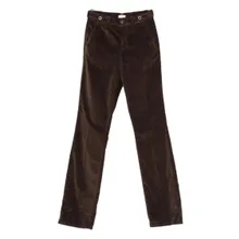 LIU JO - Straight-Leg Brown Trousers With Mid-Rise Waist - Größe 28 - schwarz LIU JO - Straight-Leg Brown Trousers With Mid-Rise Waist - Größe 28 - schwarz