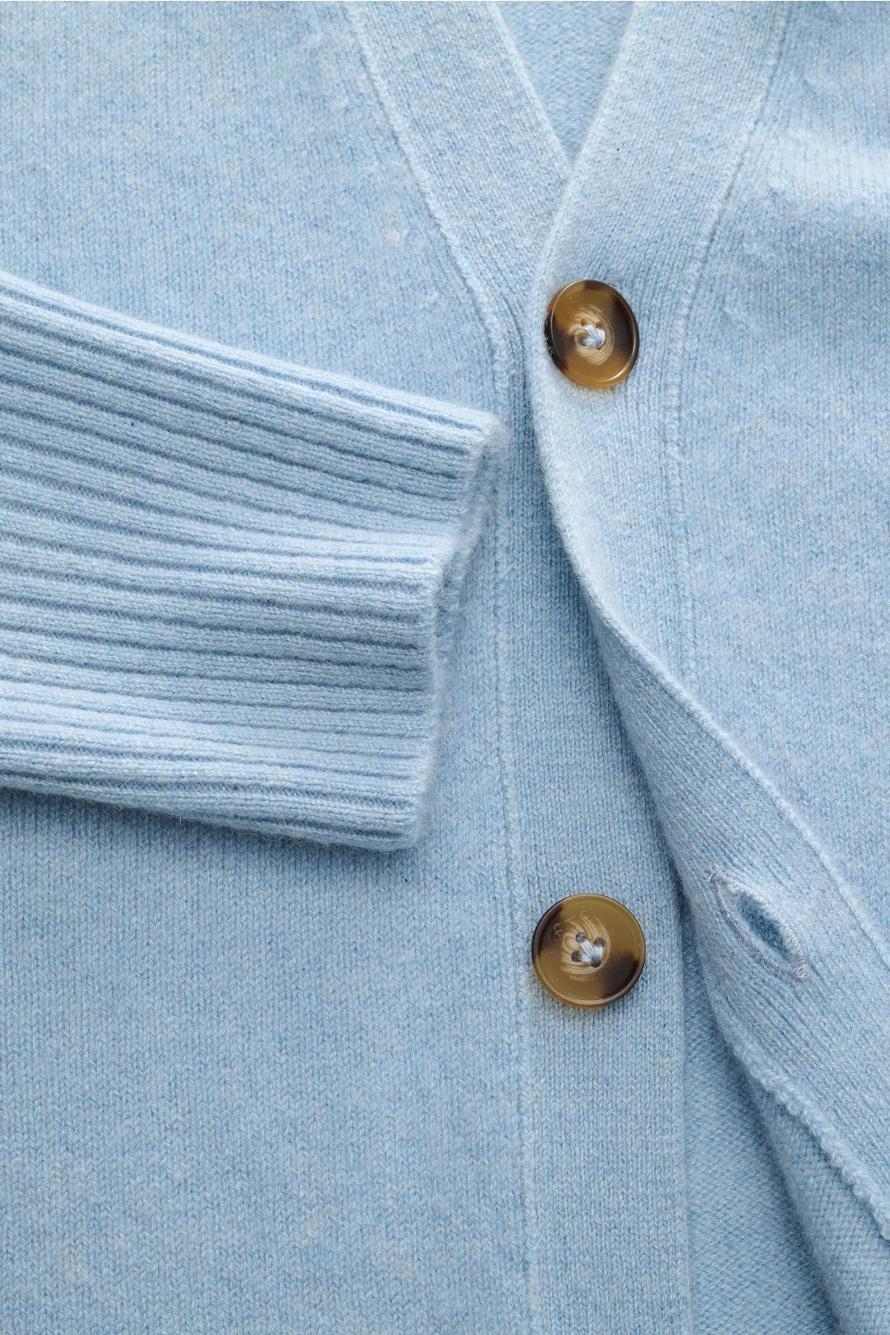 FTC - Herren - Cashmere Cardigan hellblau – Bild 3