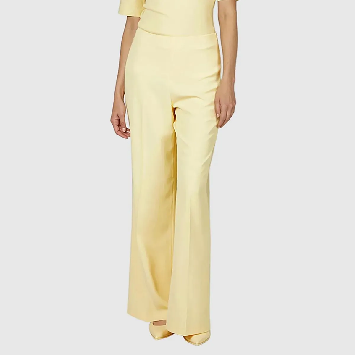 Marc Aurel - Flared Hose - Größe 40 - gelb – Bild 4