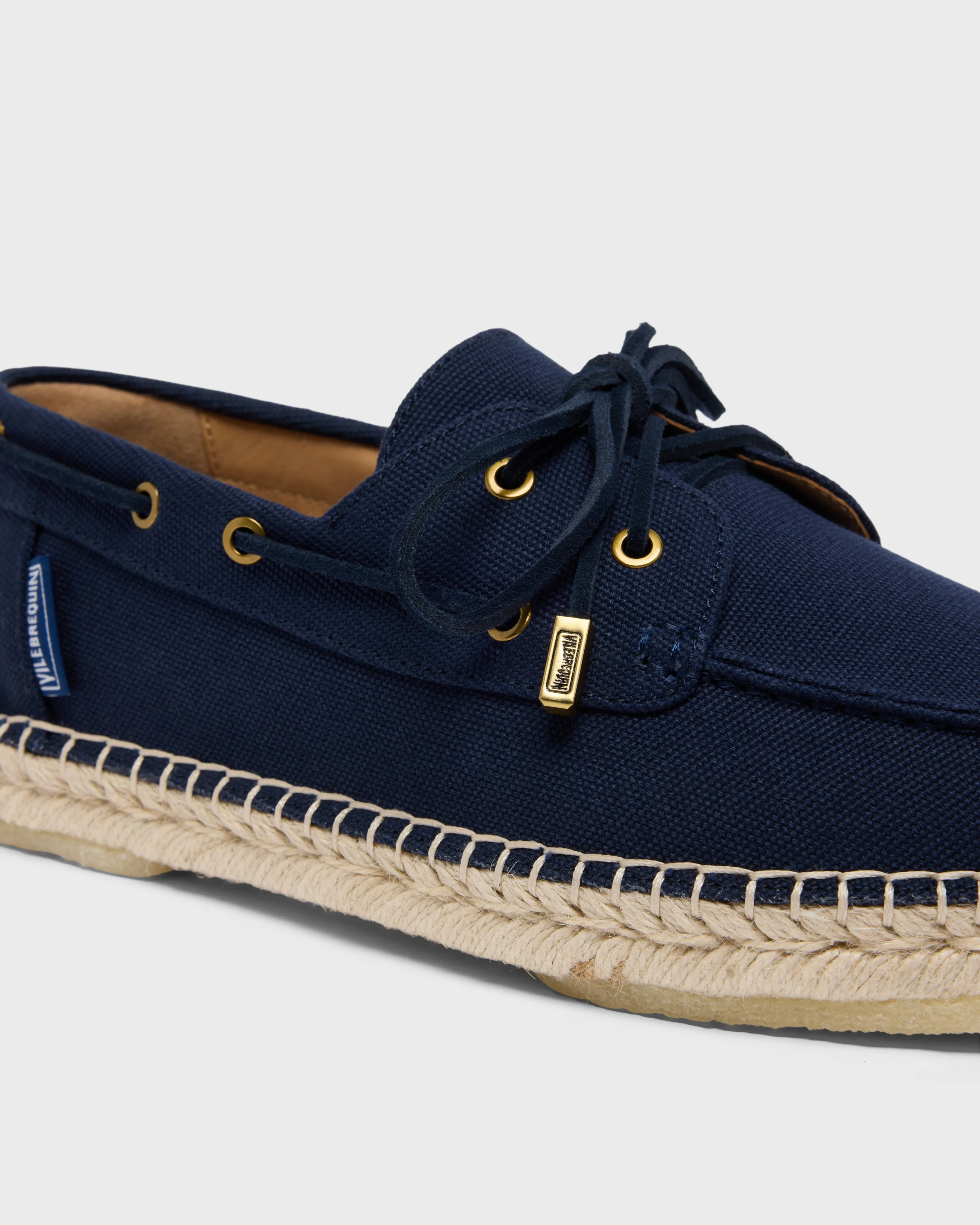 Vilebrequin - Solid Canvas-loafer Für Herren - Schuhe - Connor - Blau - Größe 41 – Bild 3