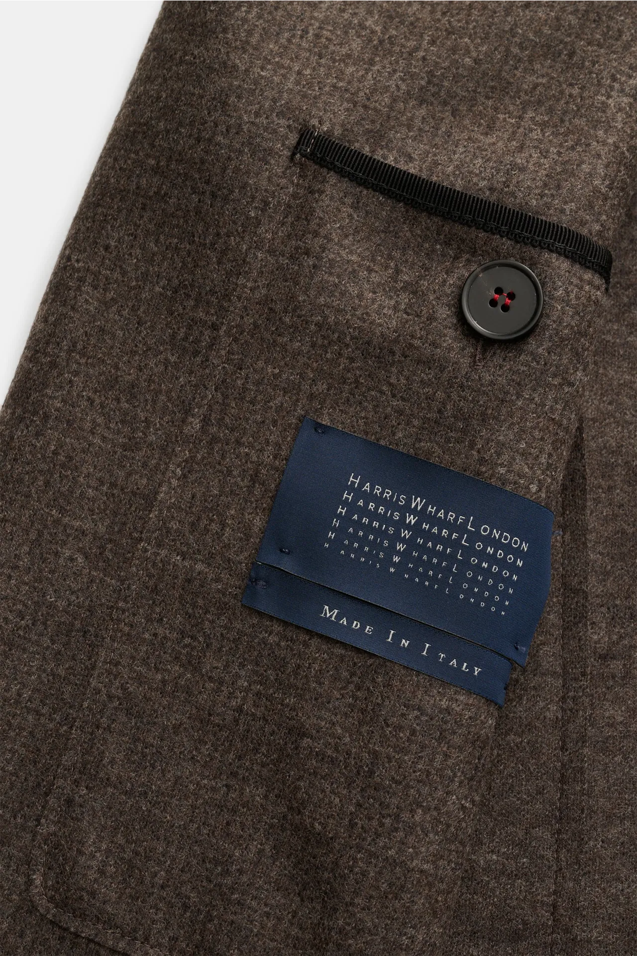 Harris Wharf London - Herren - Sakko graubraun kariert – Bild 4