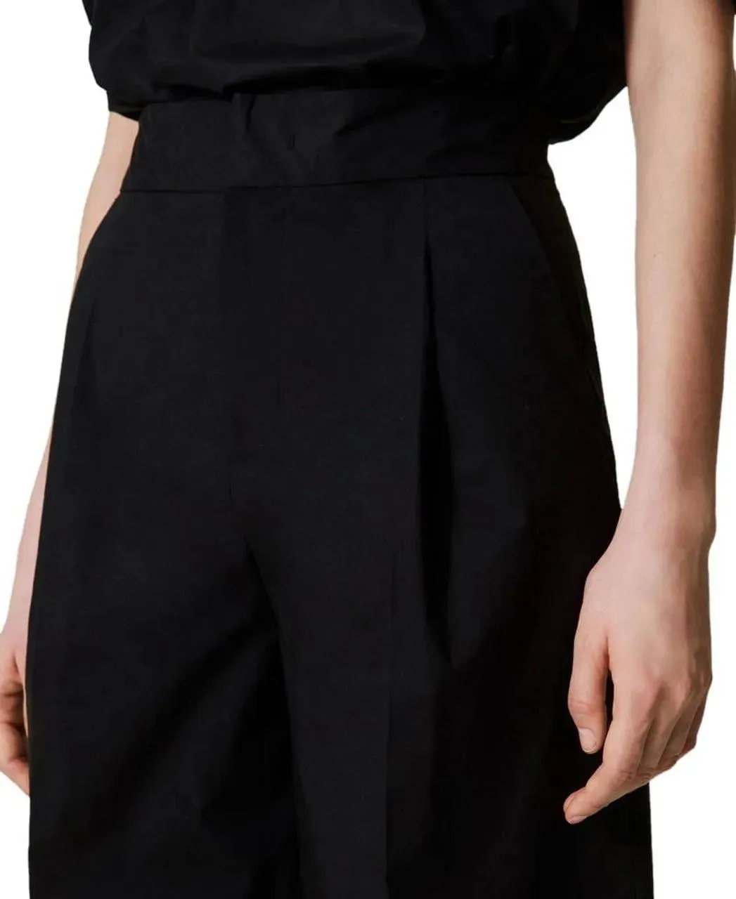 Twin-Set - Trousers Black - Größe 38 - schwarz – Bild 3