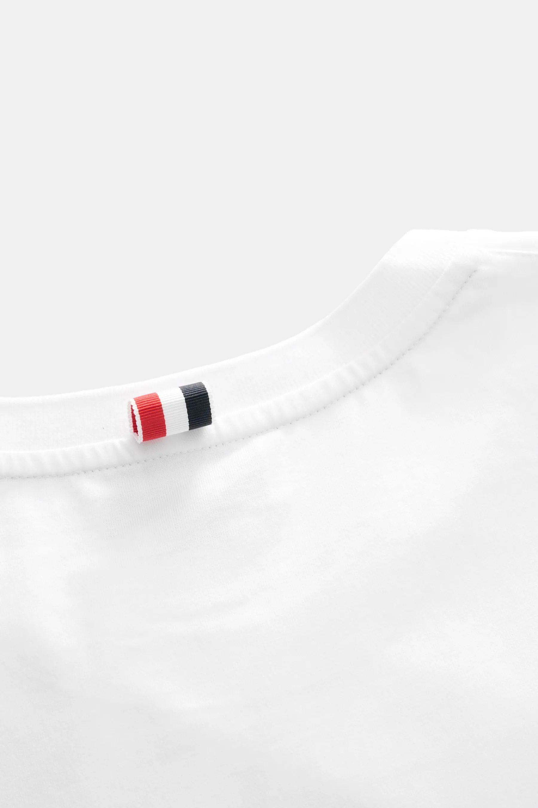 Thom Browne - Herren - Rundhals-T-Shirt weiß – Bild 5