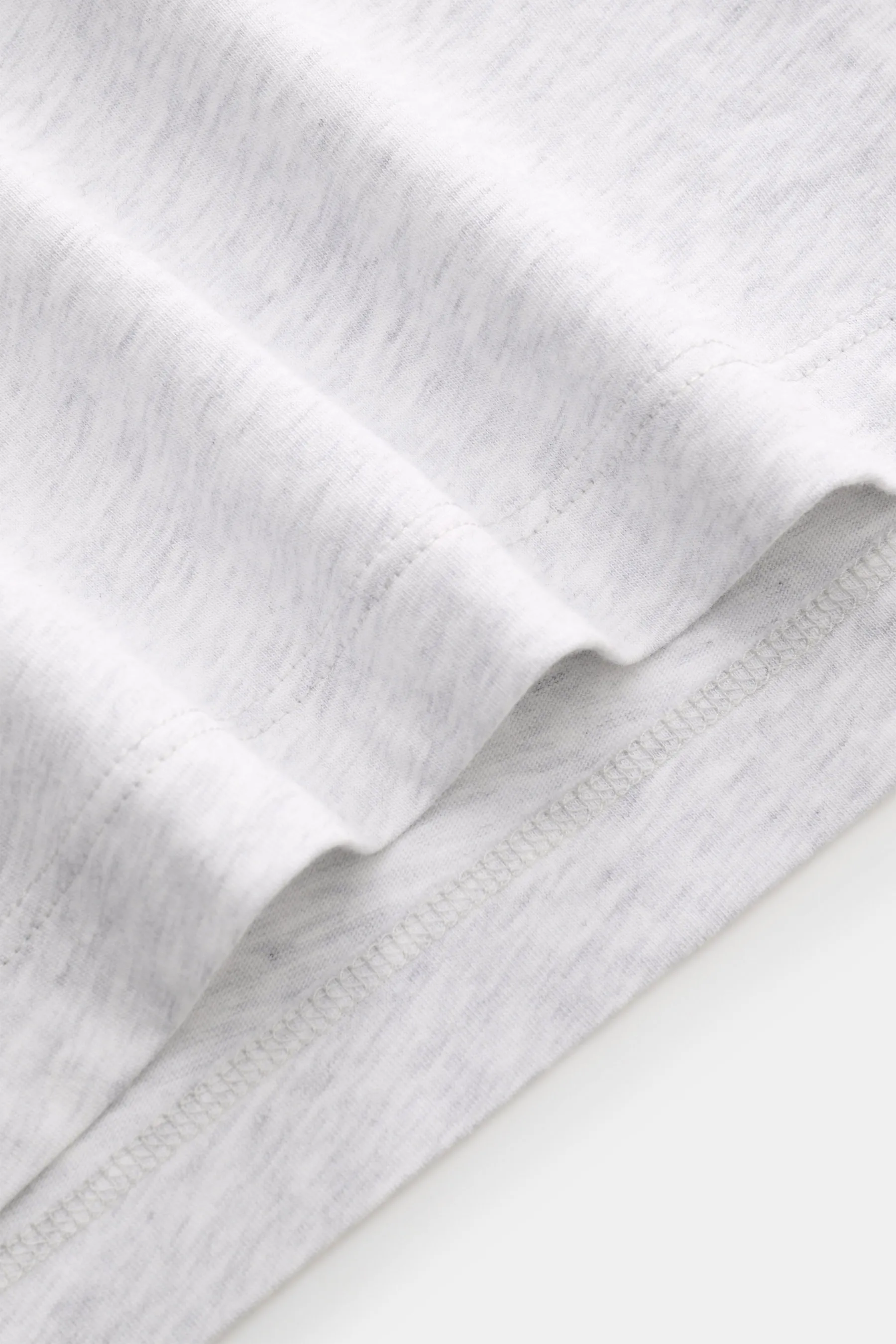 Brunello Cucinelli - Herren - Rundhals-Longsleeve hellgrau meliert – Bild 4