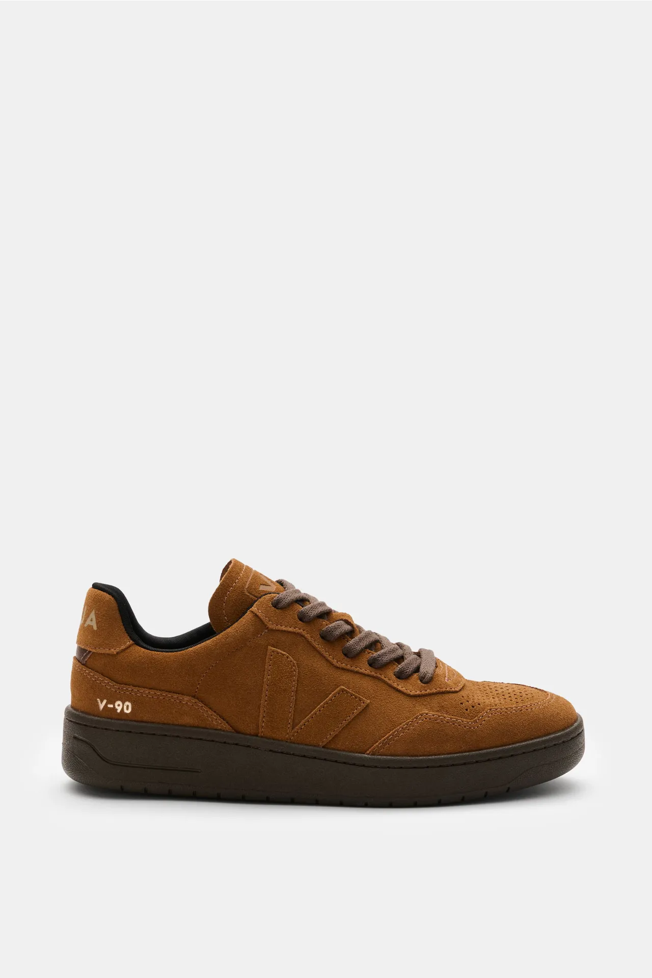 Veja - Herren - Sneaker %27V-90 Suede%27 camel Veja - Herren - Sneaker %27V-90 Suede%27 camel
