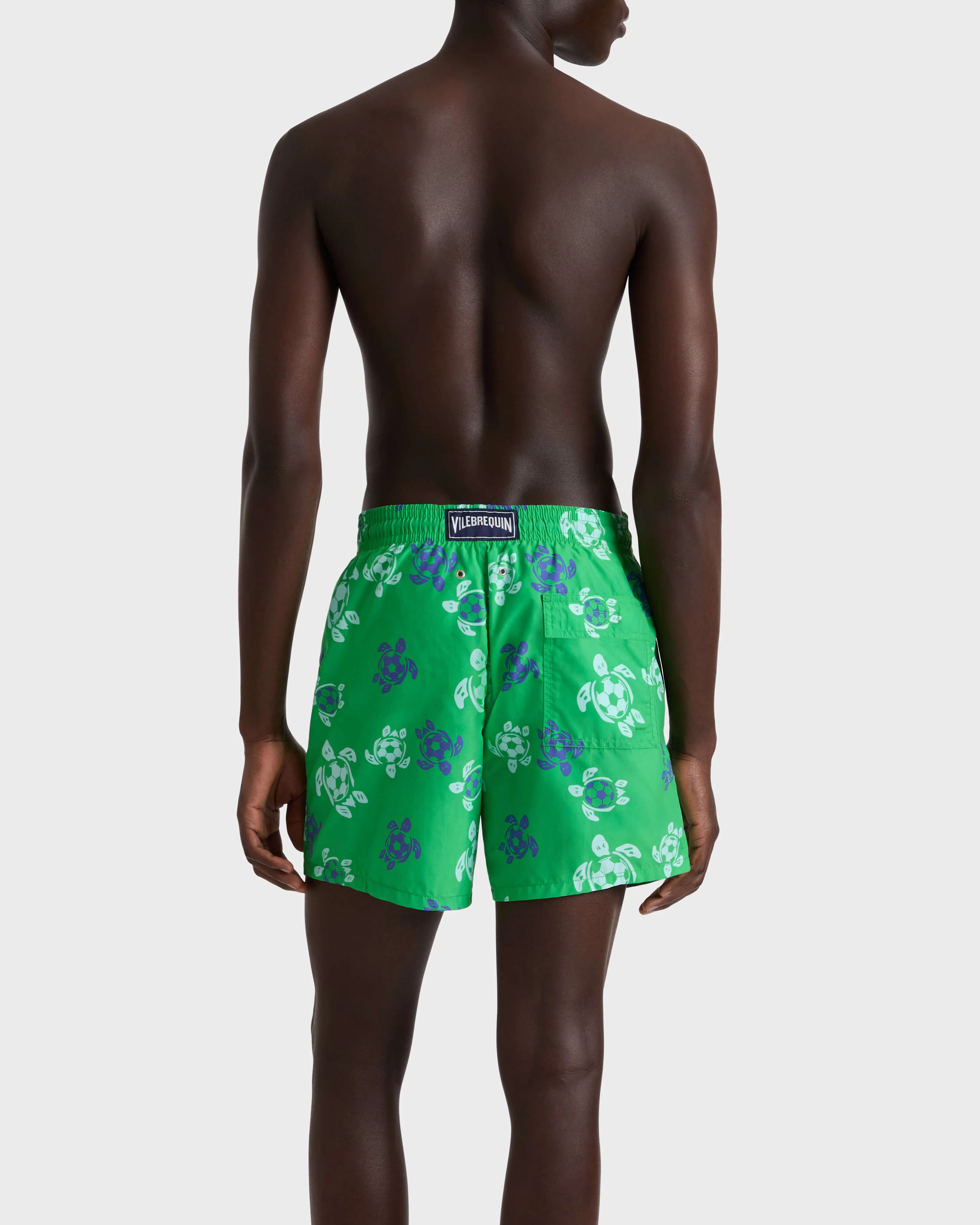 Vilebrequin - Soccer Turtles Badeshorts Für Herren - Bademode - Moorea - Grün - Größe XXXL – Bild 4