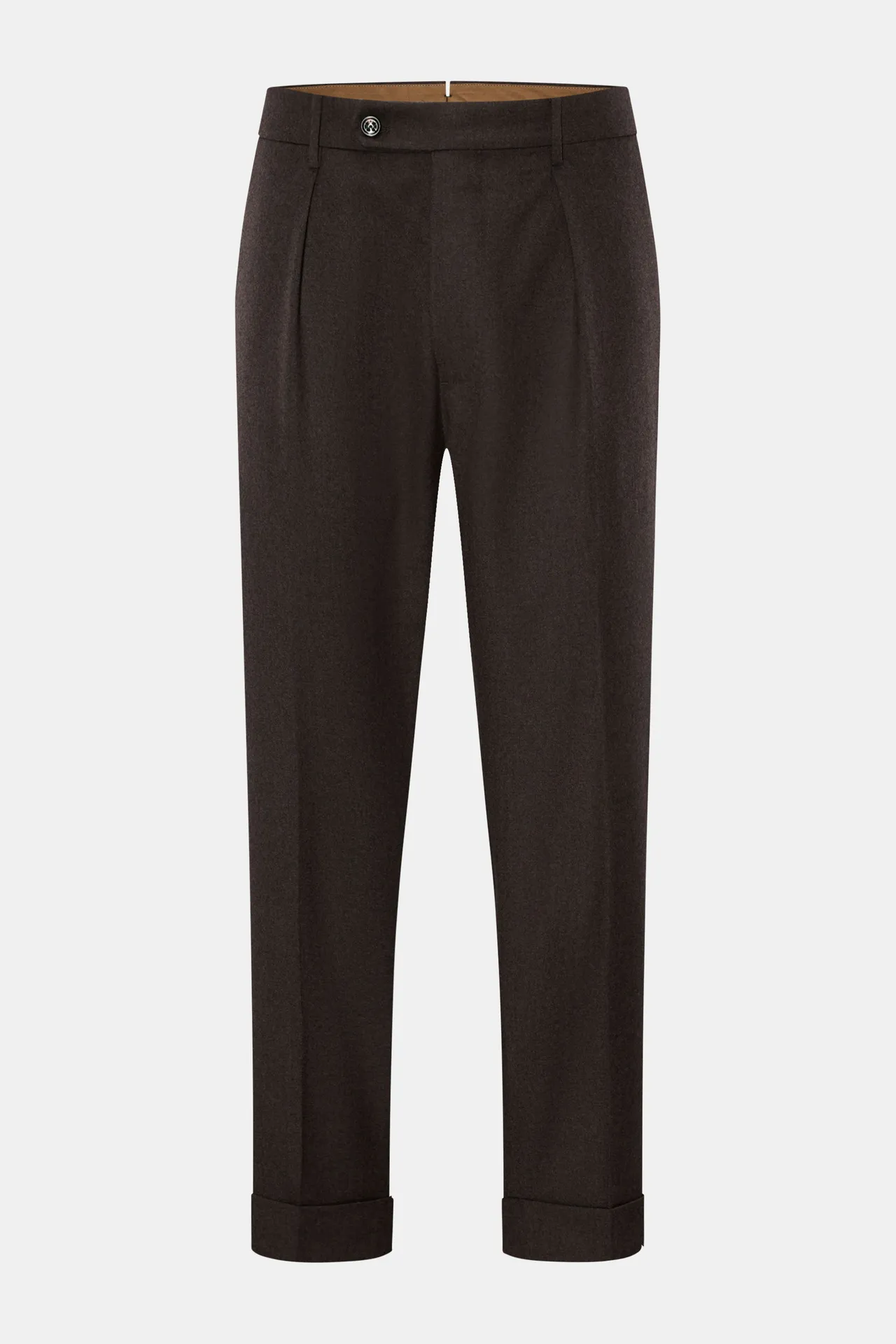 Berwich - Herren - Wollhose %27Chiaia%27 dunkelbraun Berwich - Herren - Wollhose %27Chiaia%27 dunkelbraun