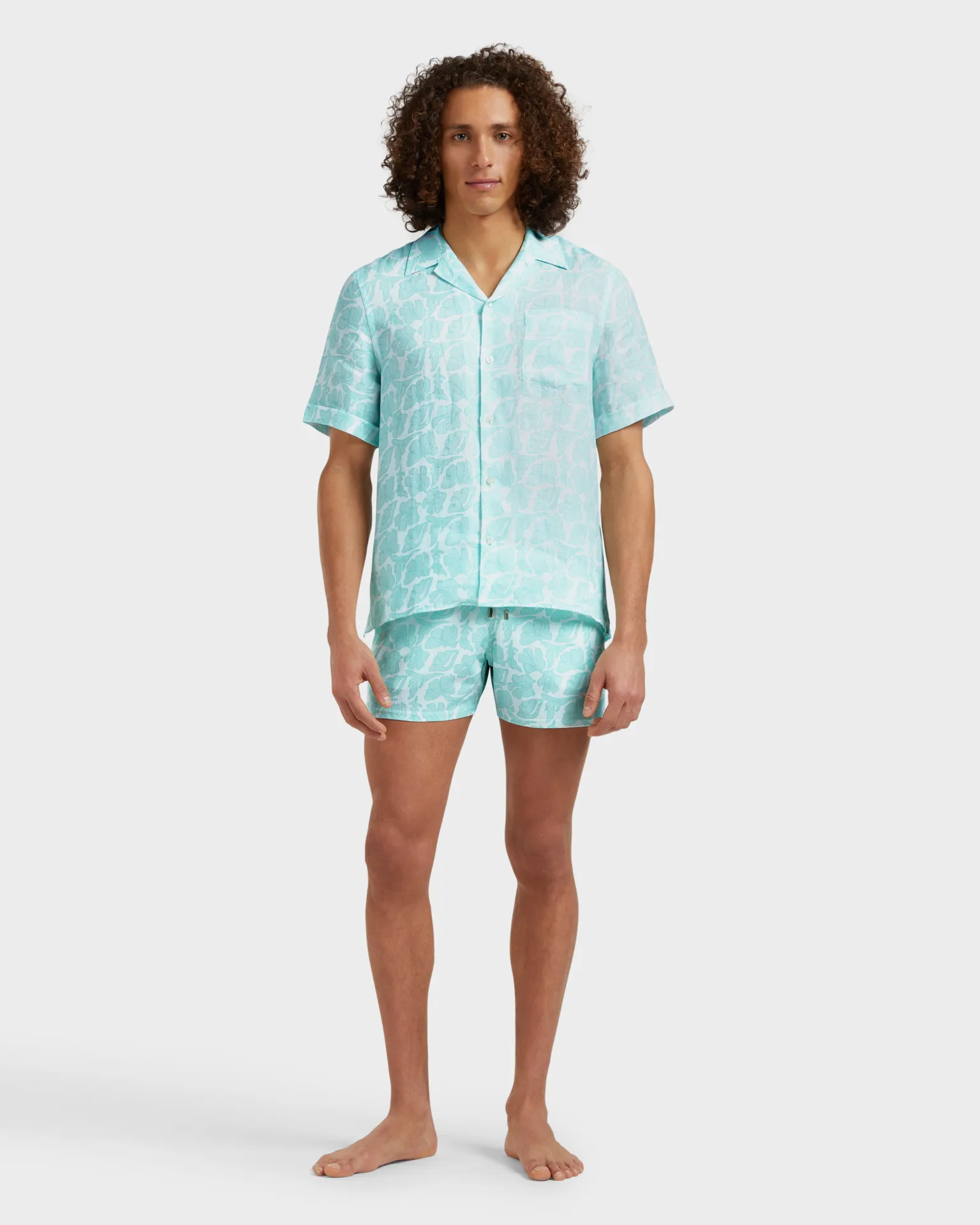 Vilebrequin - Seashells Bowling-hemd Aus Leinen Für Herren - Hemd - Charli - Weiss - Größe XXL – Bild 3