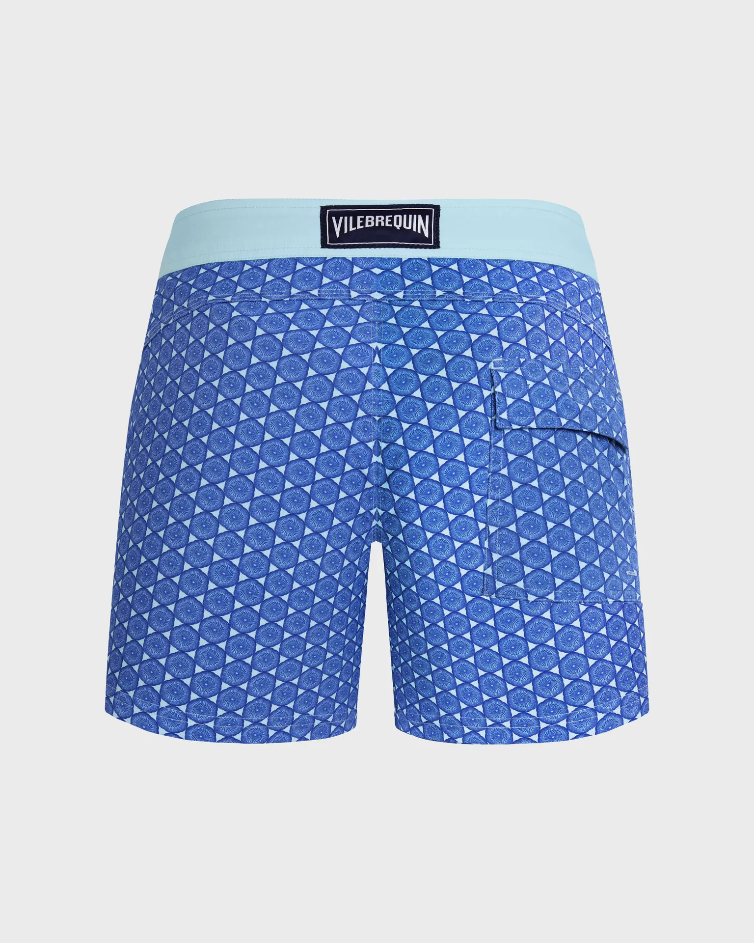 Vilebrequin - Kurze Graphic Urchin Stretch-badeshorts Mit Flachem Bund Für Herren - Bademode - Menise - Blau - Größe S – Bild 2