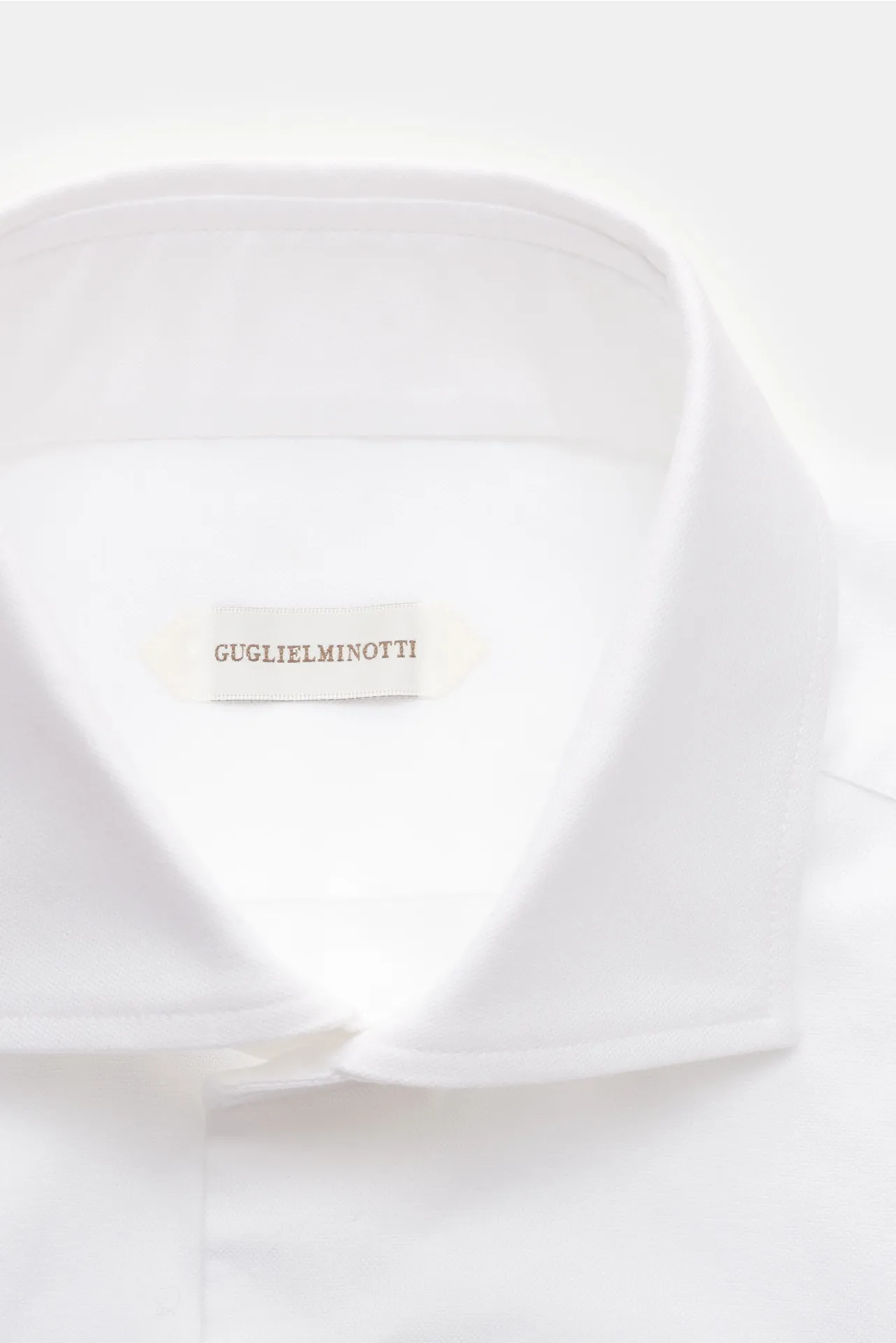 Guglielminotti - Herren - Oxford-Hemd Haifisch-Kragen weiß – Bild 2