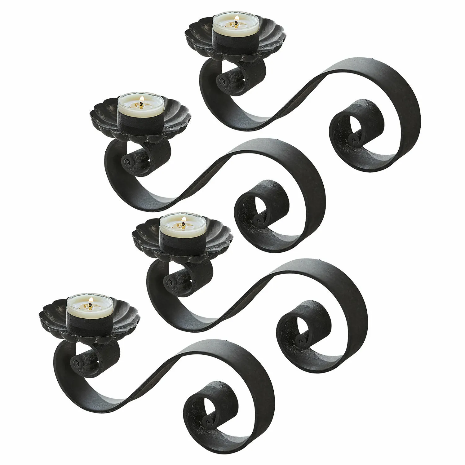 Kerzenhalter 4er Set Vorelin – Bild 3