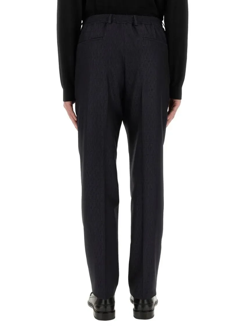 Fendi - Tailored Wool Trousers - Größe 52 - schwarz – Bild 3