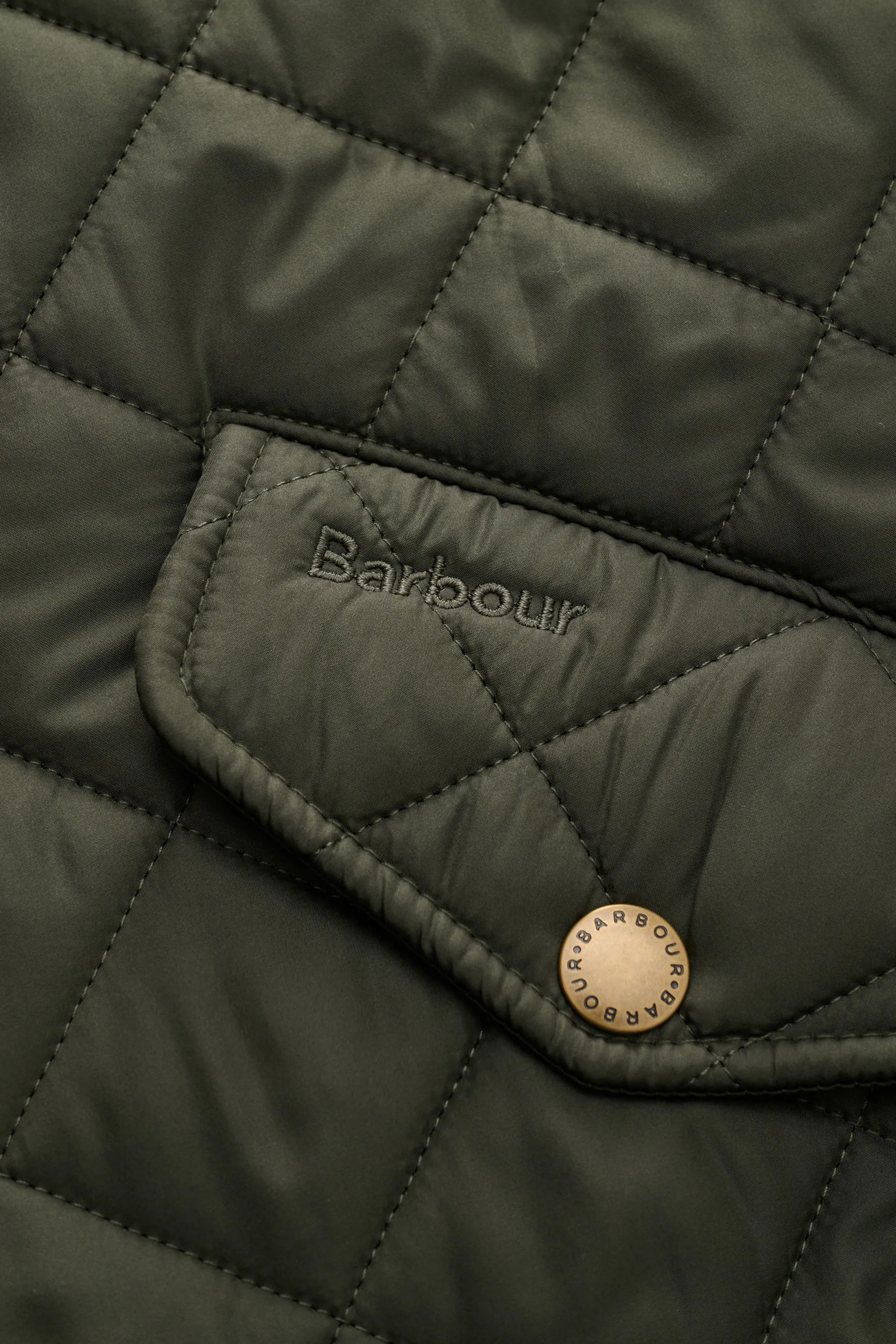 Barbour - Herren - Steppjacke 'Powell Quilt' dunkelgrün – Bild 5