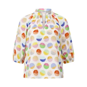 Herzensangelegenheit - Blusenshirt mit Seide - Größe 42 - multi Herzensangelegenheit - Blusenshirt mit Seide - Größe 42 - multi