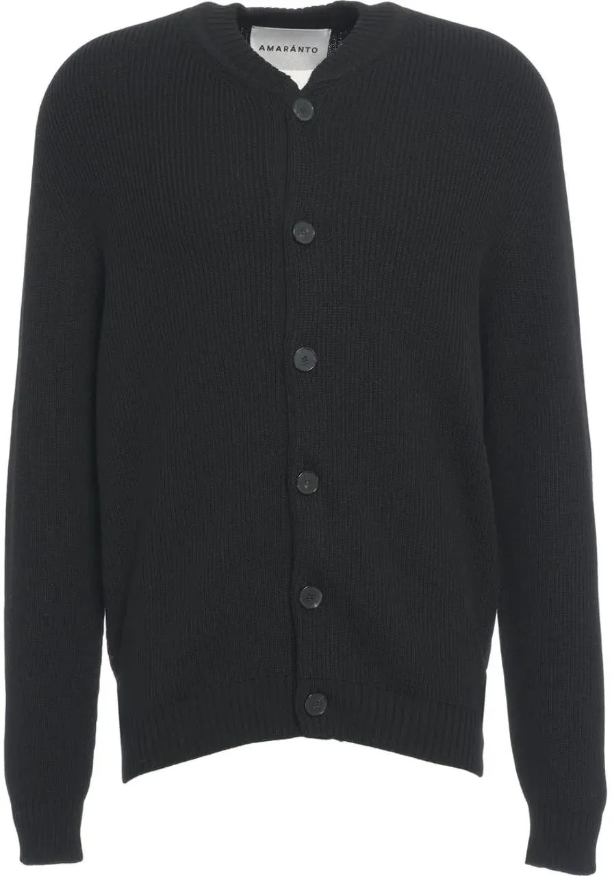 Amaranto - Wool cardigan - Größe M - schwarz Amaranto - Wool cardigan - Größe M - schwarz