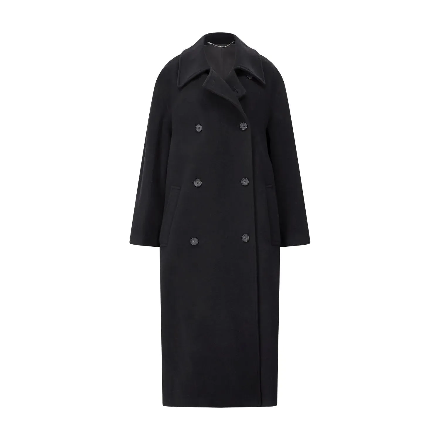 TOTEME - Langer Mantel aus Woll-Mix - Größe 32 - schwarz TOTEME - Langer Mantel aus Woll-Mix - Größe 32 - schwarz