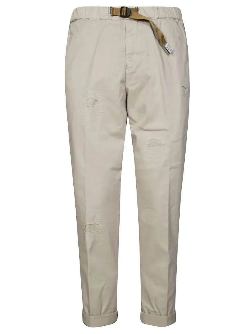WHITE SAND - Tailored Gabardine Pants With Subtle Patch Details - Größe 50 - beige WHITE SAND - Tailored Gabardine Pants With Subtle Patch Details - Größe 50 - beige
