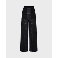 Vilebrequin - Mesh-hose Mit Weitem Bein Für Damen - Hose - Line - Schwarz - Größe L Vilebrequin - Mesh-hose Mit Weitem Bein Für Damen - Hose - Line - Schwarz - Größe L