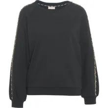 LIU JO - Sweatshirt with sequins - Größe XS - schwarz LIU JO - Sweatshirt with sequins - Größe XS - schwarz