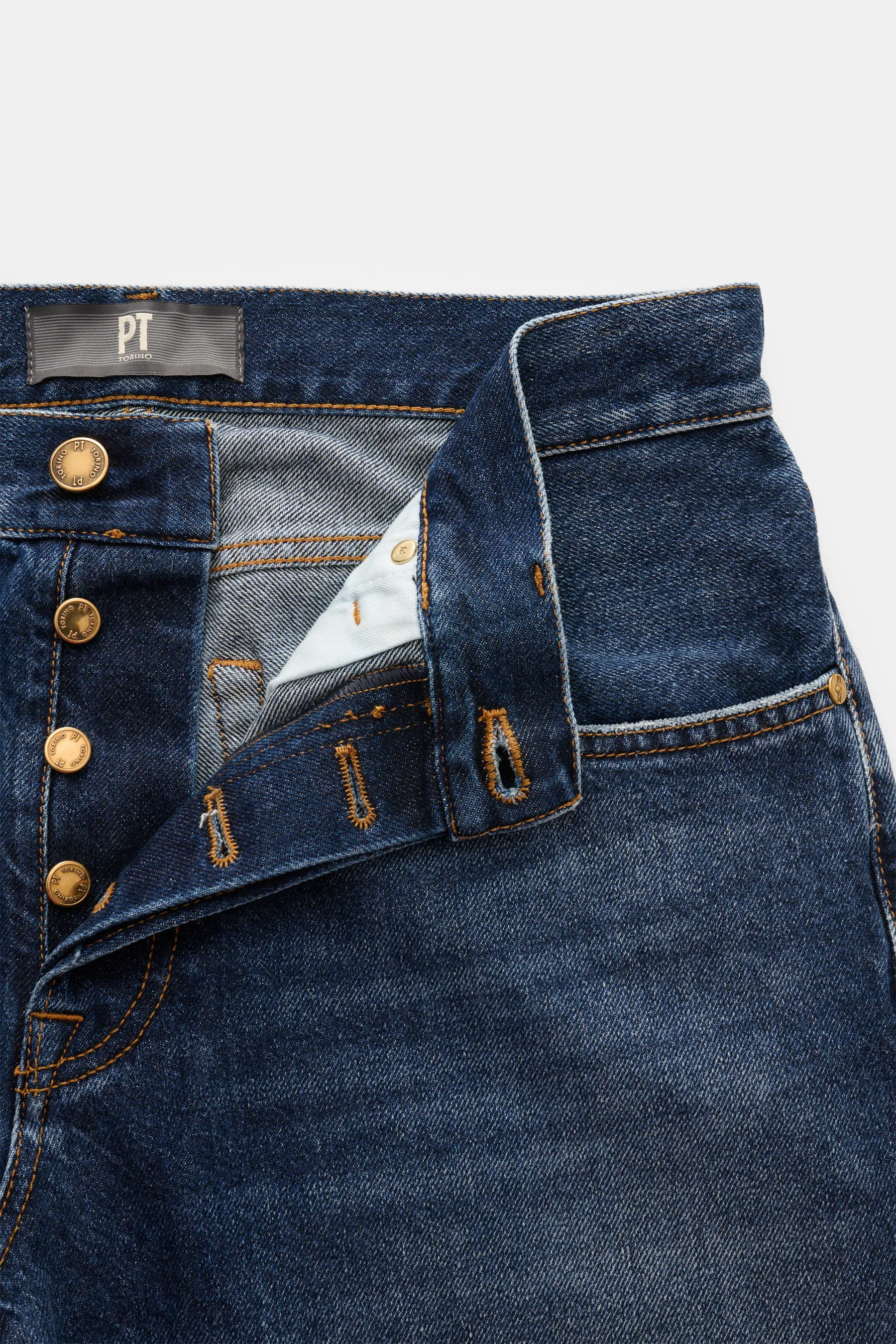 PT Torino Denim - Herren - Jeans 'Breakbeat' dunkelblau – Bild 4