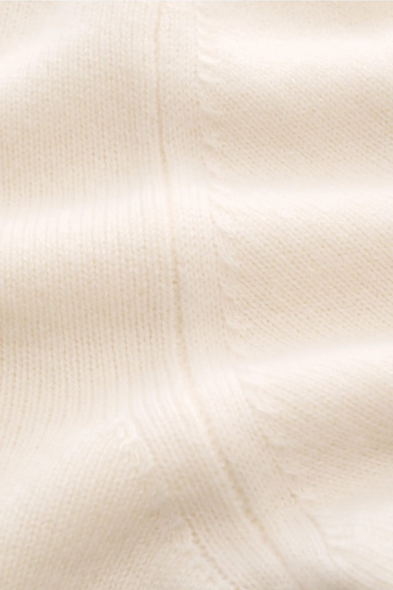 Lunaria Cashmere - Herren - Cashmere Rundhalspullover creme – Bild 4